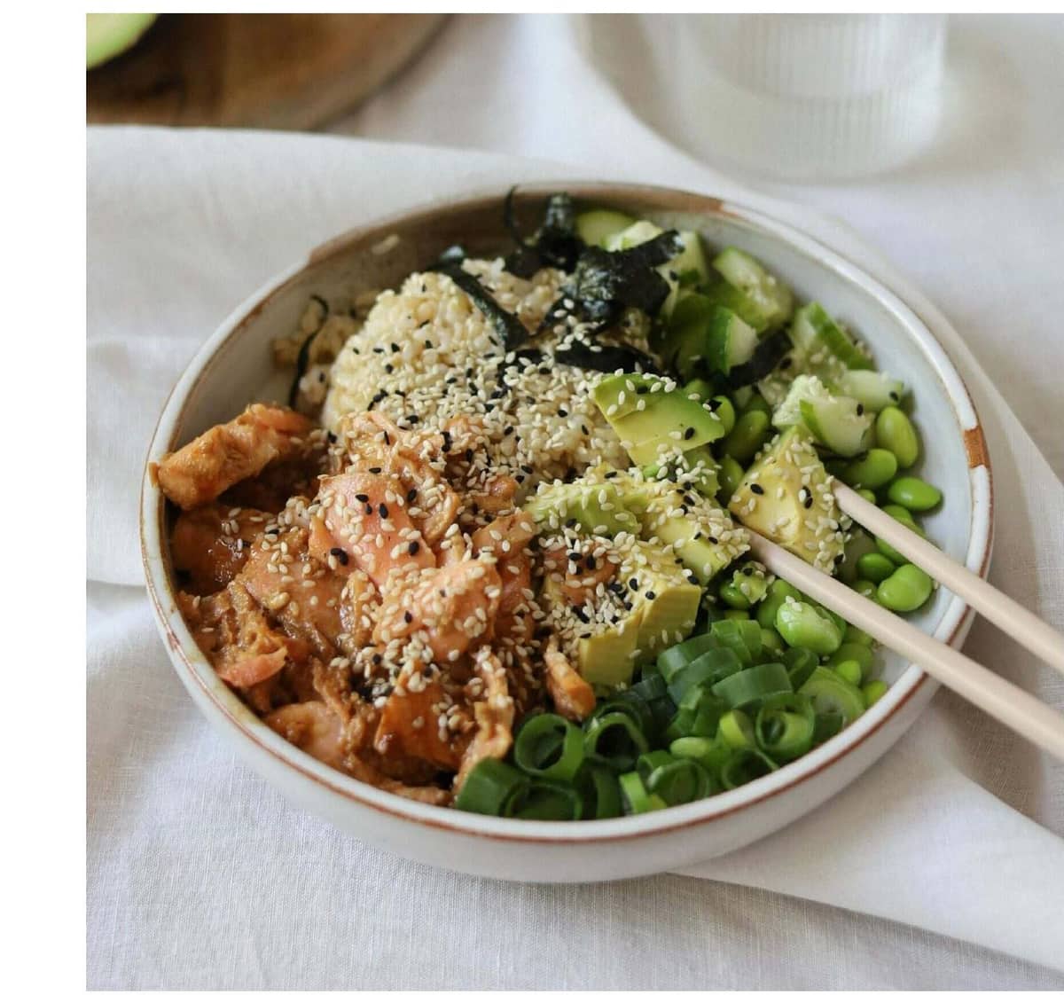 Teriyaki Salmon Sushi Bowl