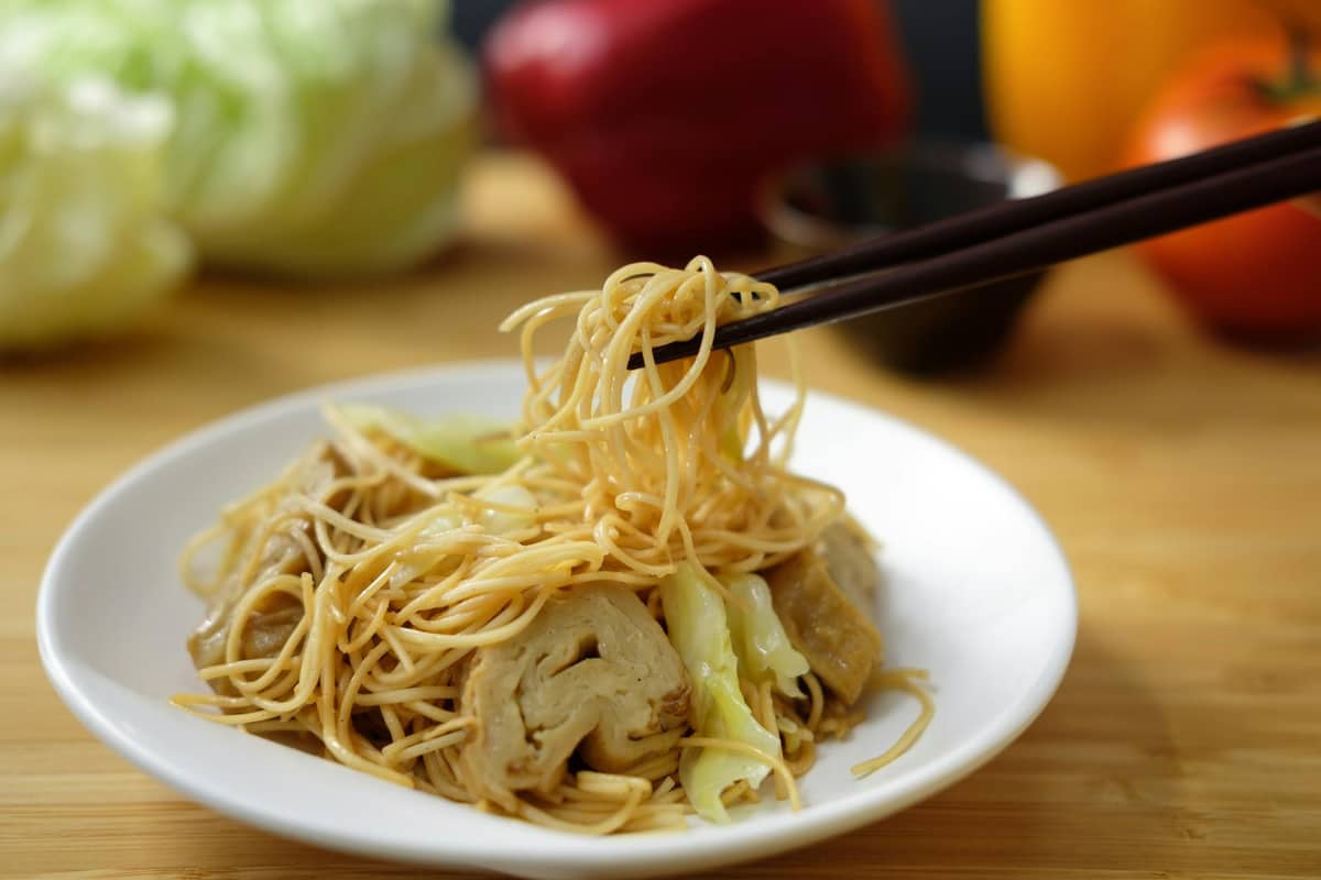 The fastest noodle stir fry