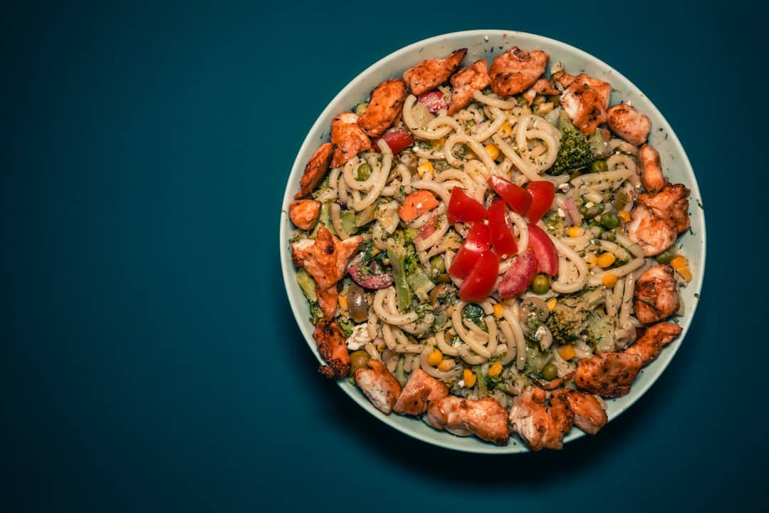 Pesto Salmon Orzo Salad