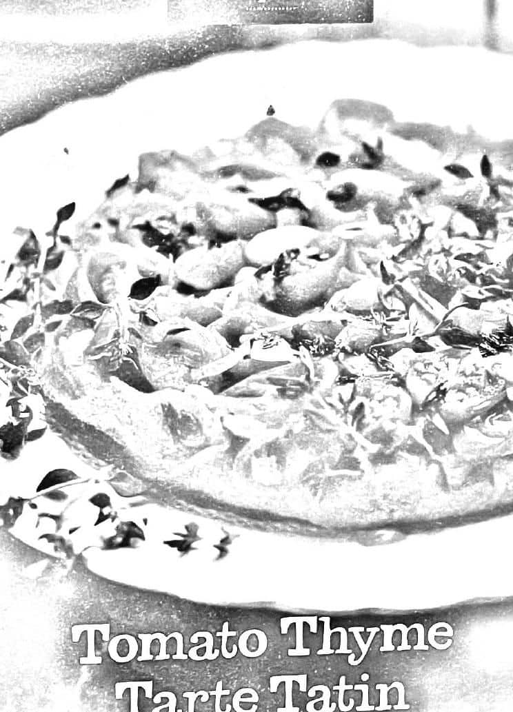 Tomato Thyme Tarte Tatin