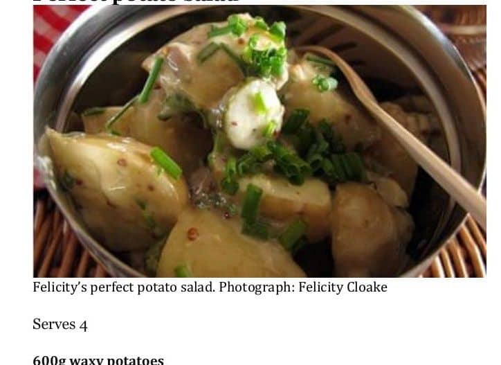 Perfect potato salad