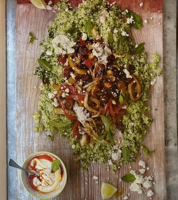 Chorizo & Squid Greek-style Couscous Salad