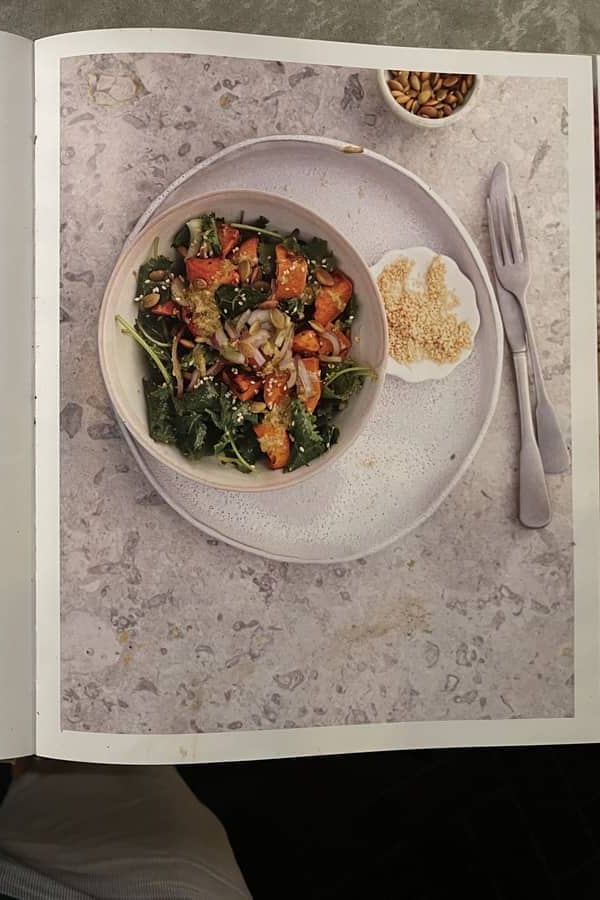 Kale & Sweet Potato Salad with Miso