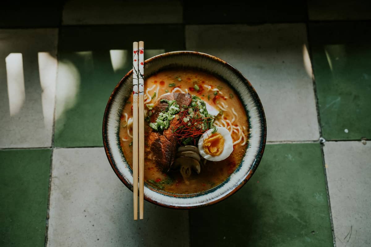 Nigel Slater's Miso Soup with Beef and Kale