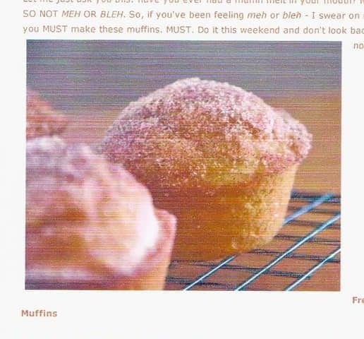 French Breakfast Muffins