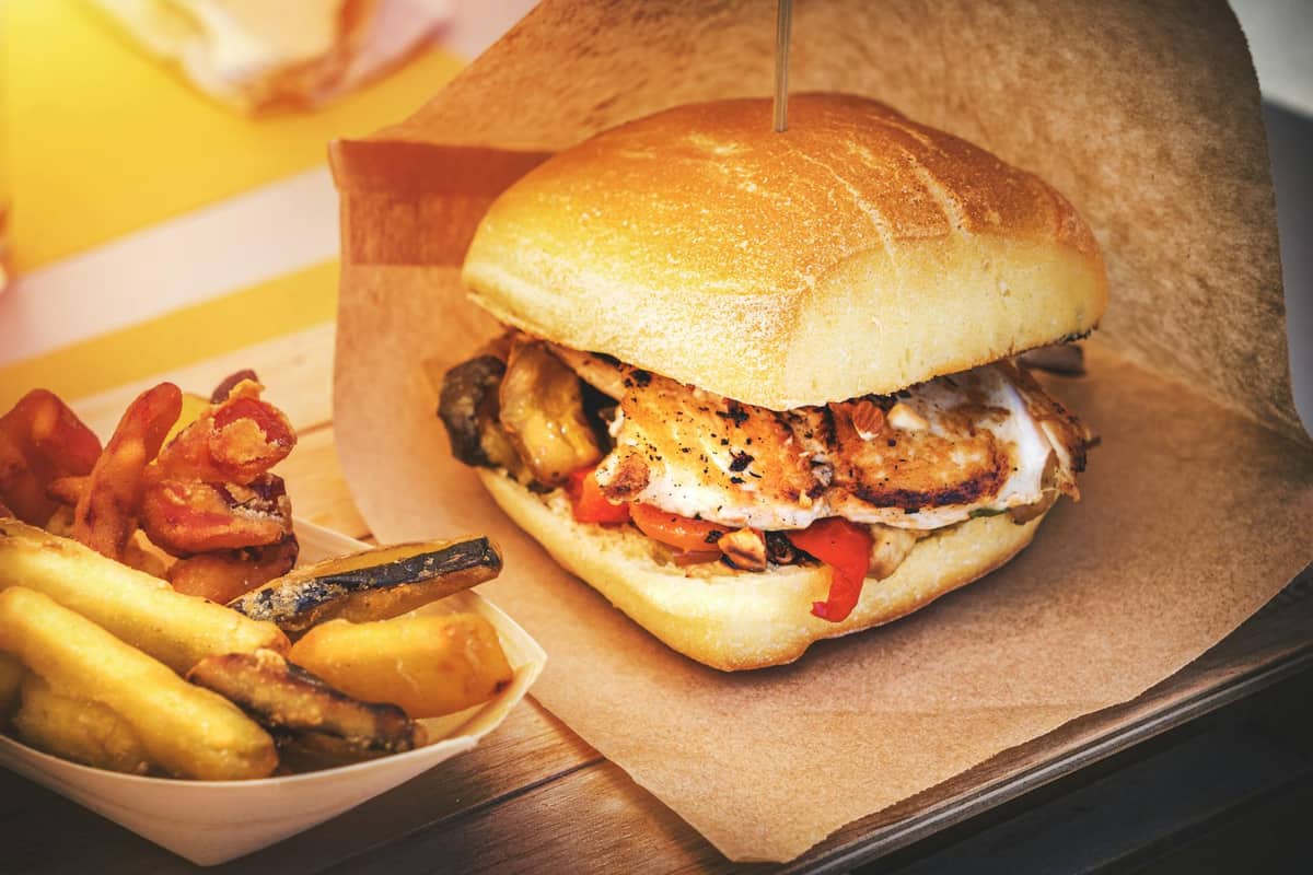Chicken Burgers, Thai Style